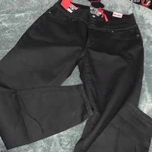 Black high waisted jeans